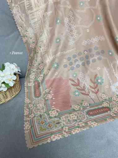 Milyarda Hijab Segiempat Motif Medina Segiempat Motif Peanut