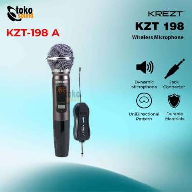 Krezt Pro KZT 198 - Wireless Vocal Microphone System KZT-198 A