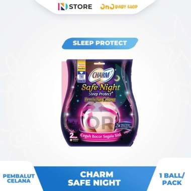 Charm Safe Night Sleep Protect Pembalut Celana 1 Ball/Pack
