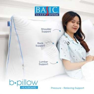 BASIC Springbed Headboard b.pillow - Sandaran Bantal Kepala 200x60 Putih