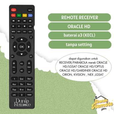 Langsung Connect!!! Remote Receiver Gardiner Oracle VISAT hd / Remot Parabola Gardiner Oracle