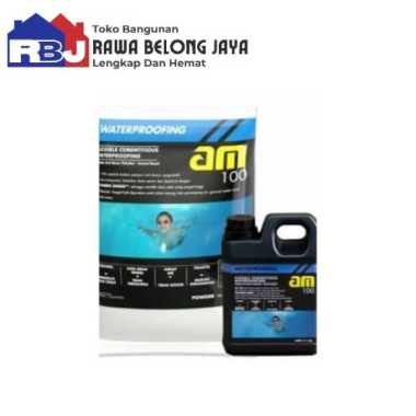 AM 100 Pelapis Anti Bocor Ekstra Fleksibel ( Semen 4kg + Cairan 1lt) - 5kg