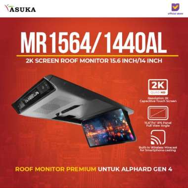 Mirai MR-1564/1440AL Roof Monitor Android for Alphard 15.6 Inch/14 Inch MR-1440 AL