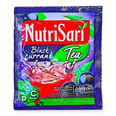 NUTRISARI TEA BLACKCURRANT [10 Sachet x 11g] – Minuman Serbuk Teh Rasa Buah Blackcurrant Segar Maksi
