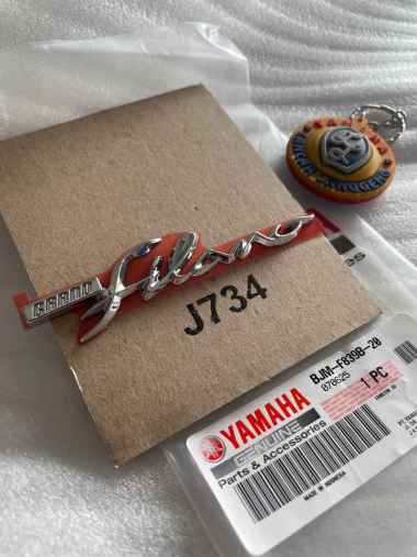 EMBLEM FILANO/EMBLEM TIMBUL/EMBLEM 3D CHROME YAMAHA FILANO ORIGINAL YGP