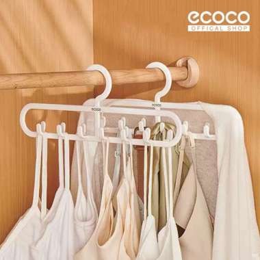 ECOCO Tanktop Hook Hanger - gantungan penyimpanan pakaian dalam, gantungan rompi, bra, pakaian dalam
