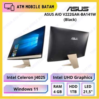 PC AIO ASUS V222GAK-BA141W [Intel Celeron-J4025/4GB/1TB HDD/21.5″/Win