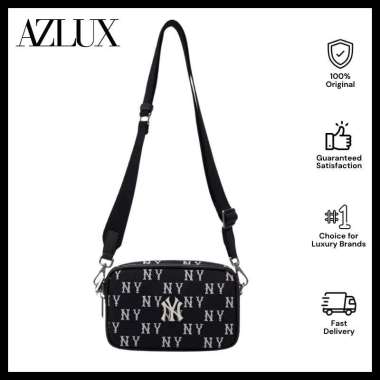 Classic Monogram Jacquard Mini Cross Bag - NY Yankees Black