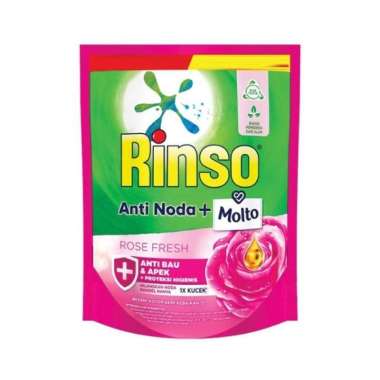 Promo Harga Rinso Liquid Detergent + Molto Pink Rose Fresh 1500 ml - Blibli