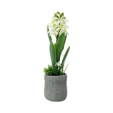 Bunga Artificial Dekorasi Ruangan Cantik Aneka Jenis Dengan Pot Unik Bahan Plastik WMO IF5932 Bunga 