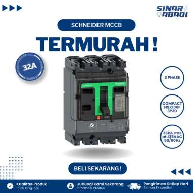 Schneider MCCB Compact NSX100F 3 Phase 32A