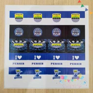 Stiker Pipi Persib / Stiker Paper Persib Juara - Kotak Kotak