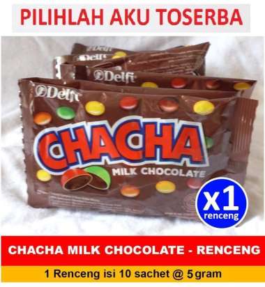 CHACHA Milk Chocolate kemasan Renceng - (HARGA PER RENCENG)