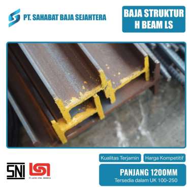 H-Beam - Besi Baja Kanal H 12 Meter Merk Lautan Steel (LS) 250