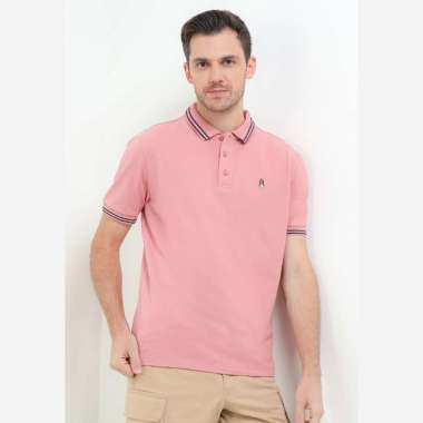 Hush Puppies Kaos Polo Pria Folio Dusty Pink Dusty Pink M