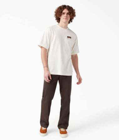 DICKIES - Men's 874 FLEX Work Pants - Celana Kerja Pria (Inseam 30) 36 DARK BROWN