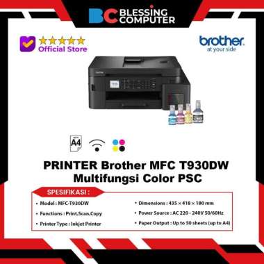 PRINTER Brother MFC T930DW Multifungsi Color PSC