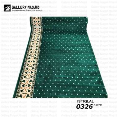 PT. GMI - Jual Karpet Masjid Murah Turki Tebal 12mm Istiqlal / Karpet Sajadah Masjid Roll Warna Mera