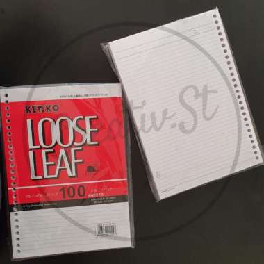KENKO Loose Leaf B5 100 Lembar Isi Binder 26 Ring B5 100 Kenko