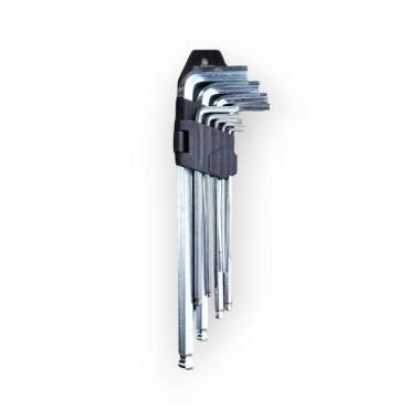 kunci L panjang / kunci L set long isi 9pcs / kunci set l bulat