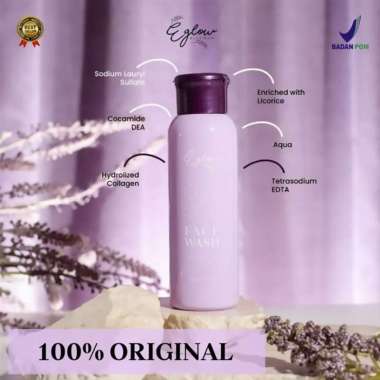 Eglow Platinum Skincare Ecer Original BPOM Facial Wash