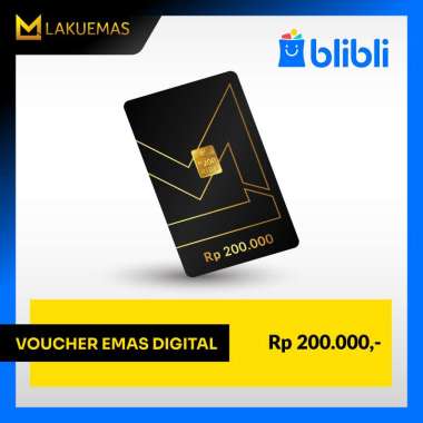 LAKUEMAS – E-VOUCHER EMAS Nominal 200 Ribu