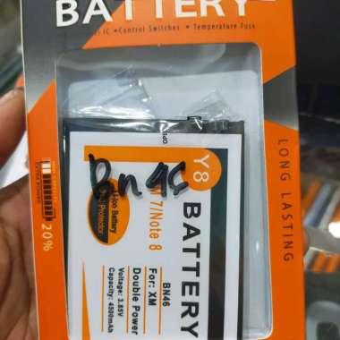 * Judul: Batetai Xiaomi Redmi 7 - Note 8 BN46 Double Power Bergaransi - Battery * Siapkan Batetai Xi