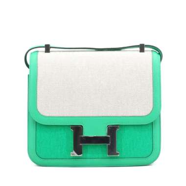 Constance 24 Swift Menthe Toile Ecru Beige SHW I15118C