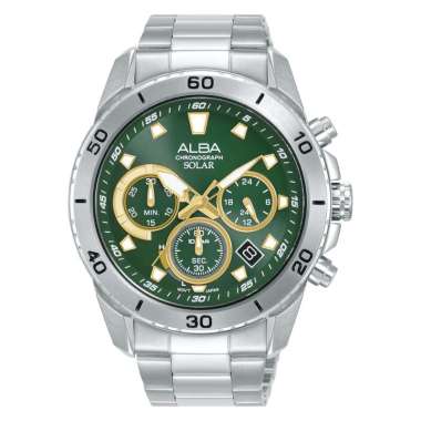 Jam Tangan Alba Men Solar Chronograph AZ5011 AZ5011X1 Original Garansi Resmi