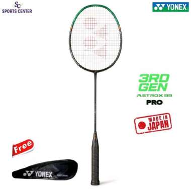New Raket Badminton Yonex Astrox 99 Pro 3RD GEN Black Green 4UG5