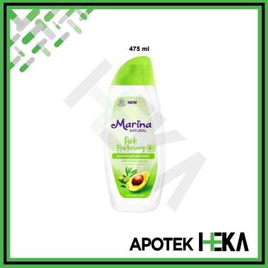 Marina Handbody Lotion Natural Rich Moisturizing - Avocado & Olive Oil 475 ml