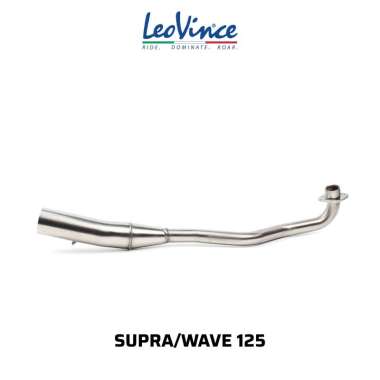 Knalpot Leovince Fullsystem Honda Wave/Supra 125 Inlet 54mm Original Header Only