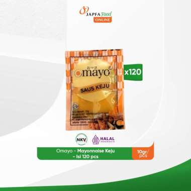 Paket Omayo Mayonaise Keju 10gr - Isi 120 pcs [12 x 10 sachet]