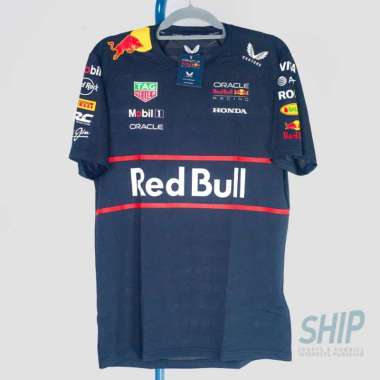 2025 Team tee RED BULL mens original CASTORE formula 1 F1 orbr max verstappen liam lawson yuki tsuno