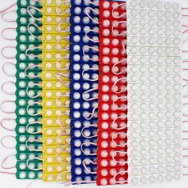 Modul Lampu LED 6 Mata Besar 6W 12Volt 24Volt Waterproof 12V 24V 12 Volt 24 Volt Motor Mobil Neon Bo