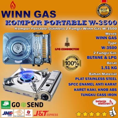 KOMPOR PORTABLE - KOMPOR CAMPING - WINN GAS W 3500