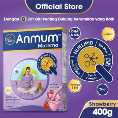 Promo Harga Anmum Materna Strawberry White Chocolate 400 gr - Blibli