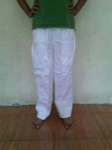 celana haji dan umroh putih twill/perlengkapan haji dan umroh XL