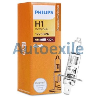 Philips Premium Rally Vision H1 12V 55W 100W Original PremiumVision RallyVision Lampu Mobil Fiesta C