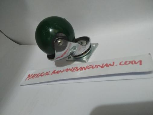 Roda Karet Hidup Kecil Meja Kursi Furniture Hijau Trolly Troli Troly