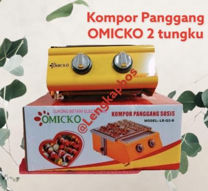 Kompor pemanggang OMICKO 2 tungku