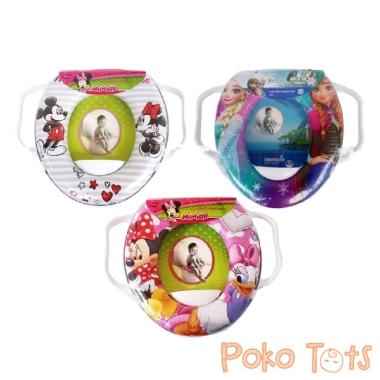 Soft Baby Potty Seat Toilet With Handle Alas Dudukan Toilet Bayi Baby Pispot Daisy Duck