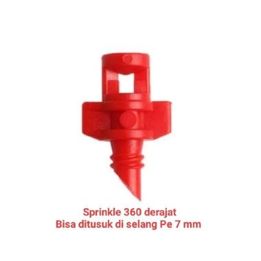 Micro Sprayer Mist Nozzle Sprinkle 360 Derajat pengkabutan