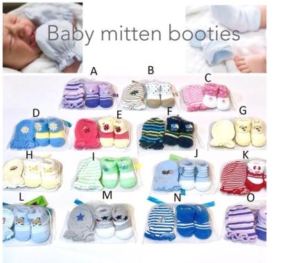 Baby Mitten Booties Kaos Kaki Sarung Tangan Perlengkapan Bayi Dropship