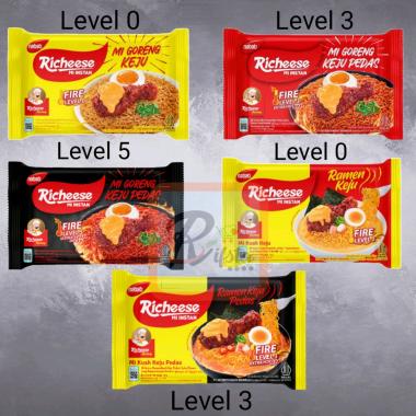 Mie Keju Richeese Nabati Kuah Level 0