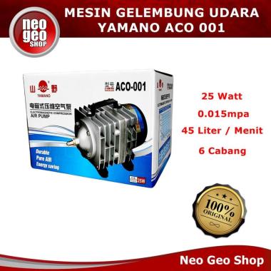 Yamano aco001 aco 001 mesin gelembung udara aerator kolam aquarium