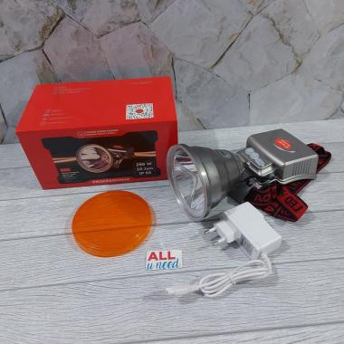 Senter Kepala Led Cree Cahaya Putih Kuning 250W Aoki AK H250 ORIGINAL