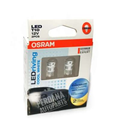 Lampu Senja & Plat Nomor Led Osram T10 Yellow Light Putih