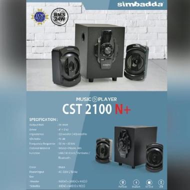 SPEAKER AKTIF ACTIVE SIMBADDA CST 2100 N+ PLUS BUBBLEWRAP