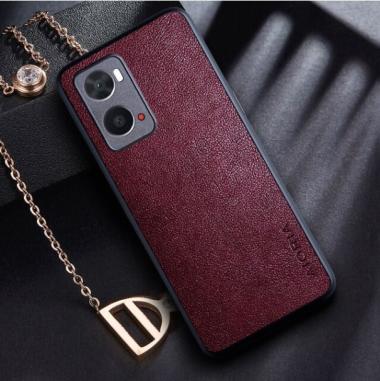 OPPO A36 / A76 / A96 PREMIUM SOFT CASE LEATHER COVE Oppo A76 Red